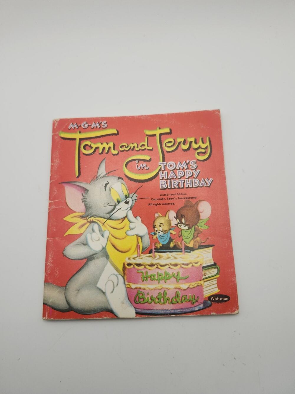 MGM Tom and Jerry 1955 Whitman Weekly Reader Vintage Children’s Story Book